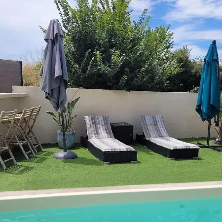 Maison de vacances avec piscine près de Montpellier *